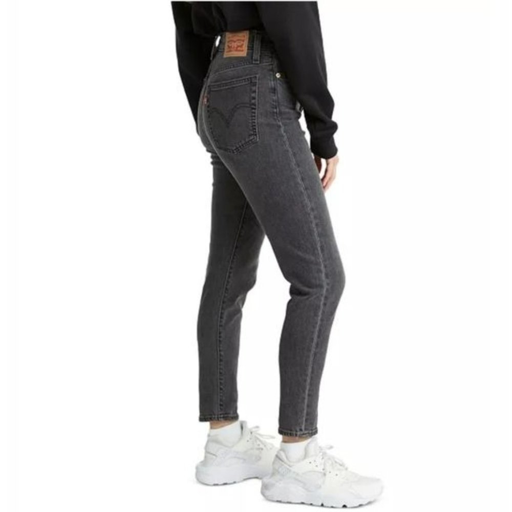 Levi's Jeans Wedgie Skinny Charcoal Wash Grey 24